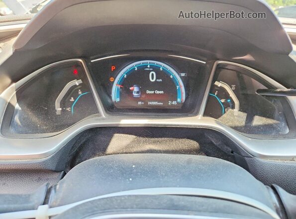 19XFC2F77GE218214 2016 HONDA CIVIC Gray Instrument cluster view