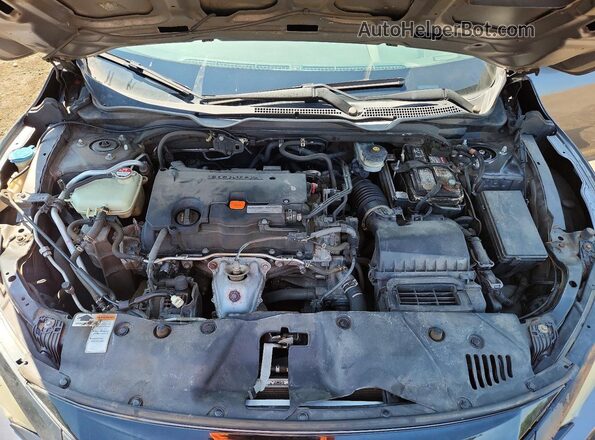 19XFC2F77GE218214 2016 HONDA CIVIC Gray Rear interior view