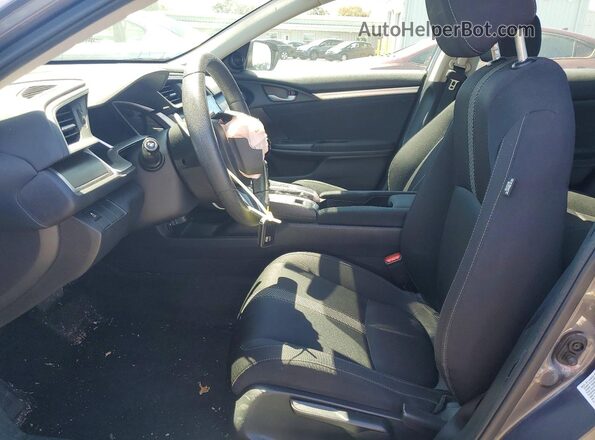 19XFC2F77GE221730 2016 HONDA CIVIC Charcoal Front interior view