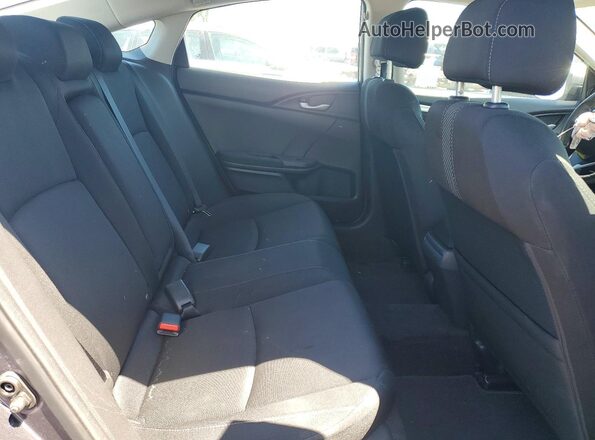 19XFC2F77GE221730 2016 HONDA CIVIC Charcoal Rear seats view