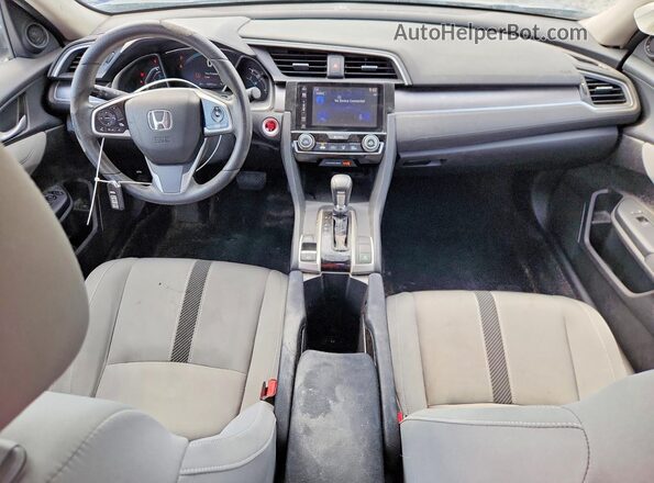 19XFC2F77HE001408 2017 HONDA CIVIC Синий Вид панели приборов