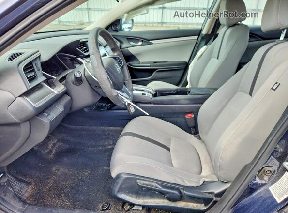 19XFC2F77HE001408 2017 HONDA CIVIC Синий Вид салона спереди