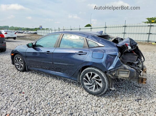 19XFC2F77HE001408 2017 HONDA CIVIC Синий Задняя левая четверть