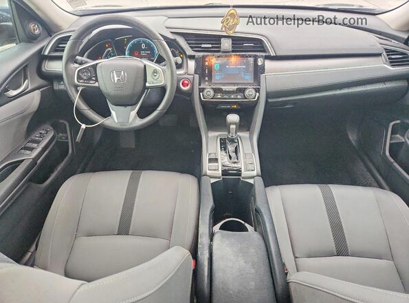 19XFC2F77HE056019 2017 HONDA CIVIC Синий Вид панели приборов