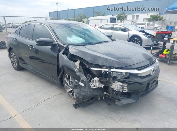 19XFC2F77HE229375 2017 HONDA CIVIC Черный Вид спереди
