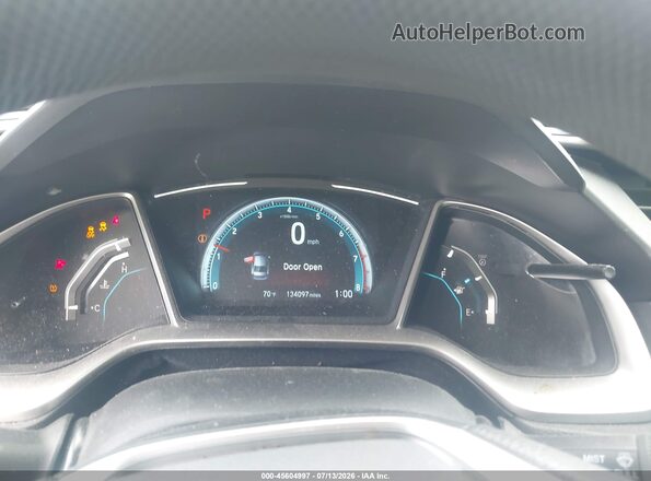 19XFC2F77HE229375 2017 HONDA CIVIC Черный Вид задних сидений