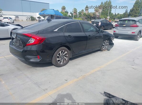 19XFC2F77HE229375 2017 HONDA CIVIC Черный Задняя правая четверть