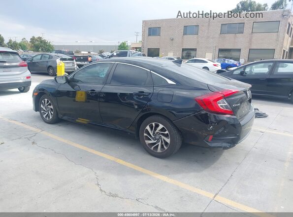 19XFC2F77HE229375 2017 HONDA CIVIC Черный Задняя левая четверть