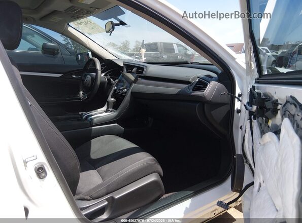 19XFC2F77JE206703 2018 HONDA CIVIC White Вид салону спереду