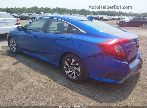 19XFC2F78HE002938 2017 HONDA CIVIC Blue Задня ліва чверть