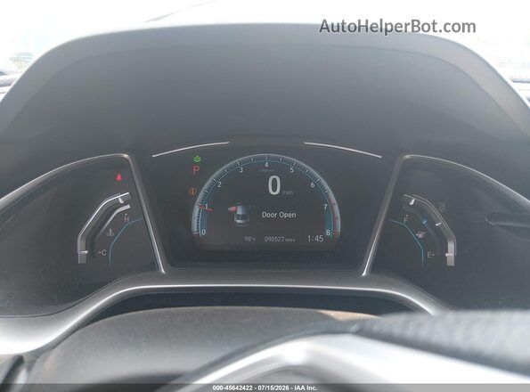 19XFC2F78HE002938 2017 HONDA CIVIC Blue Вид задніх сидінь