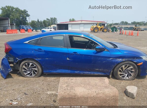 19XFC2F78HE002938 2017 HONDA CIVIC Blue Вид задньої частини салону
