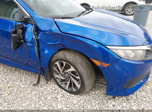 19XFC2F78HE050925 2017 HONDA CIVIC Blue წინა ხედი
