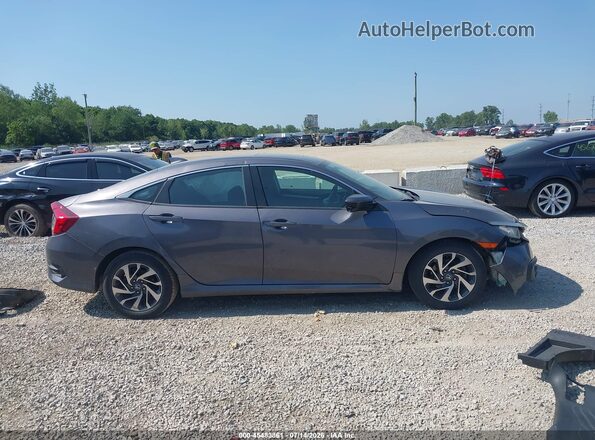 19XFC2F78HE066820 2017 HONDA CIVIC Серый Вид задней части салона