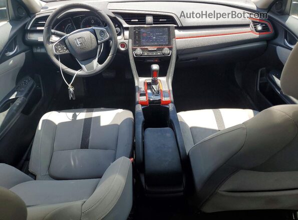 19XFC2F78HE213931 2017 HONDA CIVIC Blue Вид панелі приладів