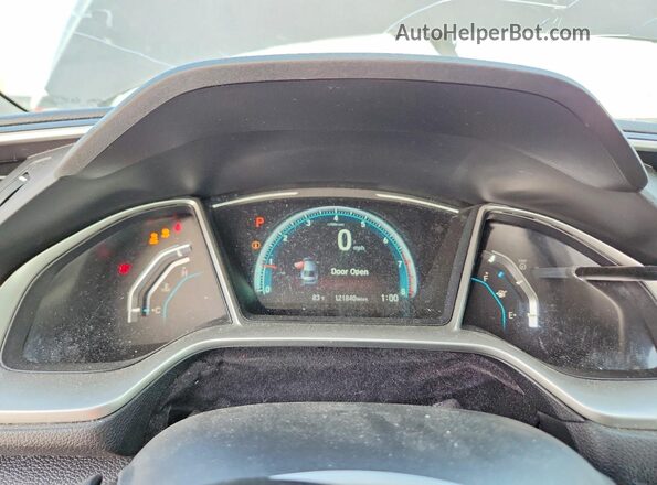 19XFC2F78HE229854 2017 HONDA CIVIC Gray Vista del cuadro de instrumentos