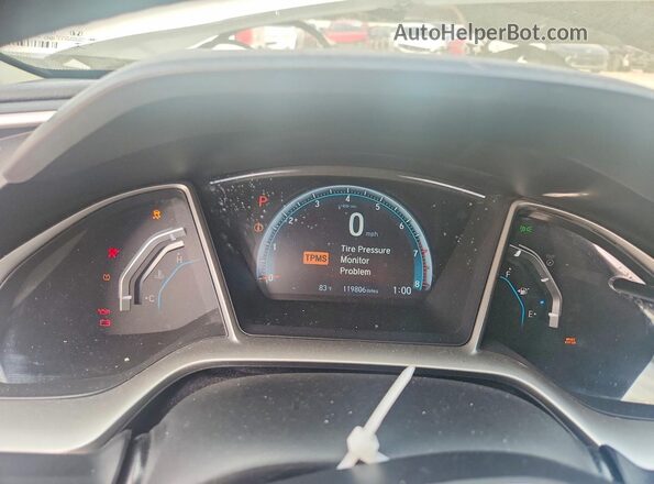 19XFC2F78JE017624 2018 HONDA CIVIC Белый Вид щитка приборов