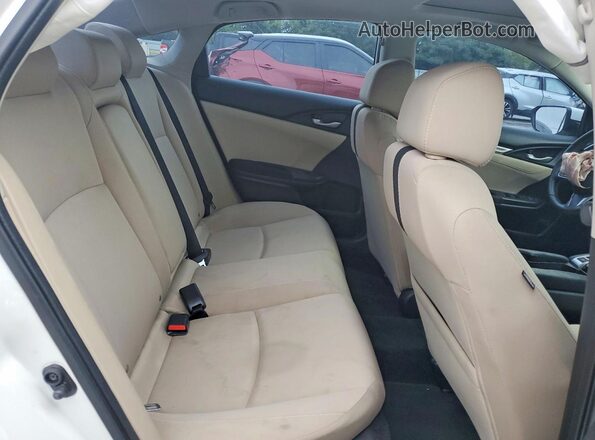 19XFC2F78JE017624 2018 HONDA CIVIC Белый Вид задних сидений
