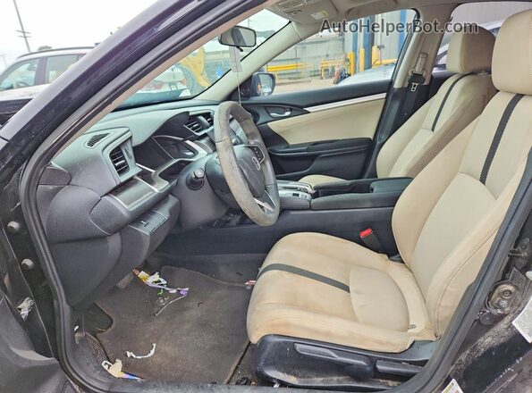 19XFC2F79GE003191 2016 HONDA CIVIC Black Front interior view