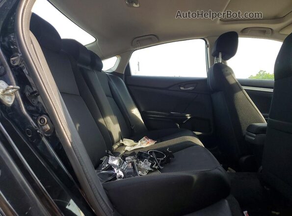 19XFC2F79GE033596 2016 HONDA CIVIC Black Rear seats view