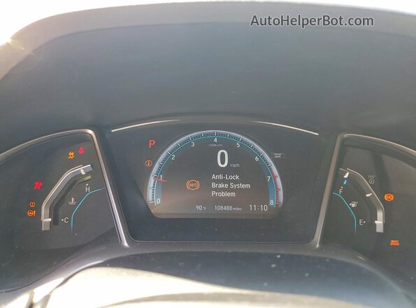 19XFC2F79GE056571 2016 HONDA CIVIC White Սարքավորումների վահանակի տեսք