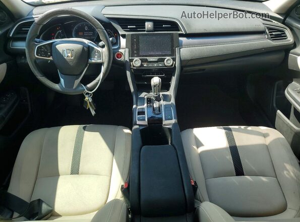 19XFC2F79GE056571 2016 HONDA CIVIC White Առջևի վահանակի տեսք