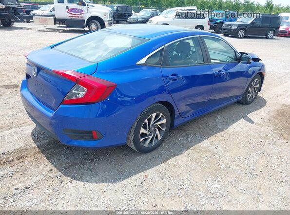 19XFC2F79GE207134 2016 HONDA CIVIC Blue Trasero derecho