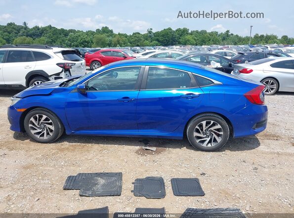 19XFC2F79GE207134 2016 HONDA CIVIC Blue Vista interior de 360 grados