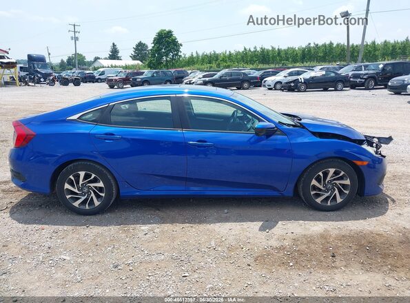 19XFC2F79GE207134 2016 HONDA CIVIC Blue Vista interior trasera