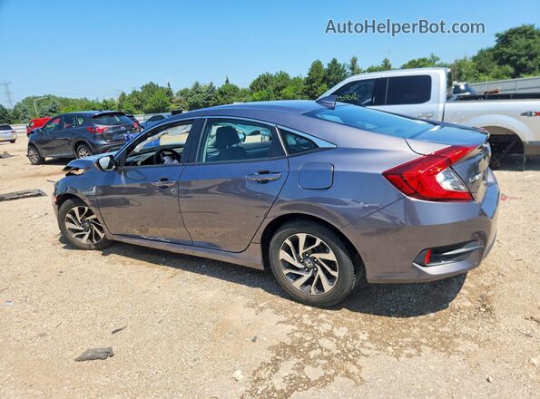 19XFC2F79HE004035 2017 HONDA CIVIC Gray Trasero izquierdo
