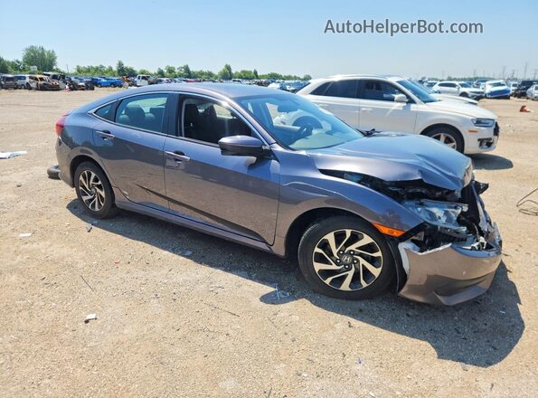 19XFC2F79HE004035 2017 HONDA CIVIC Gray Delantero derecho