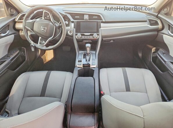 19XFC2F79HE034300 2017 HONDA CIVIC Black Առջևի վահանակի տեսք