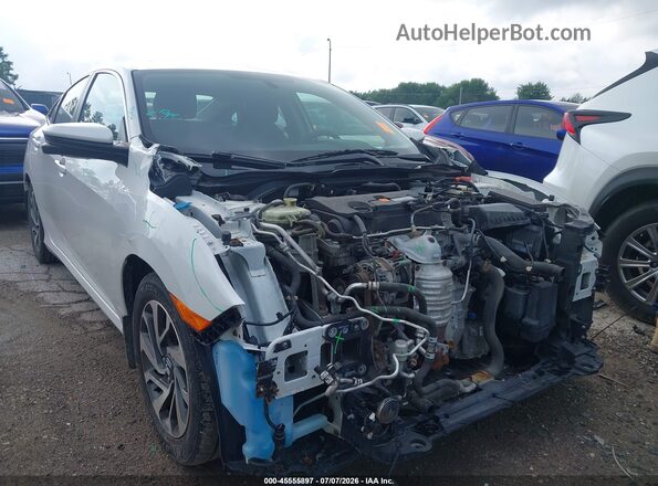 19XFC2F79HE038010 2017 HONDA CIVIC White Widok z przodu