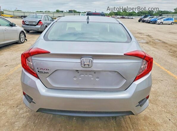 19XFC2F79HE044826 2017 HONDA CIVIC Silver Vista trasera