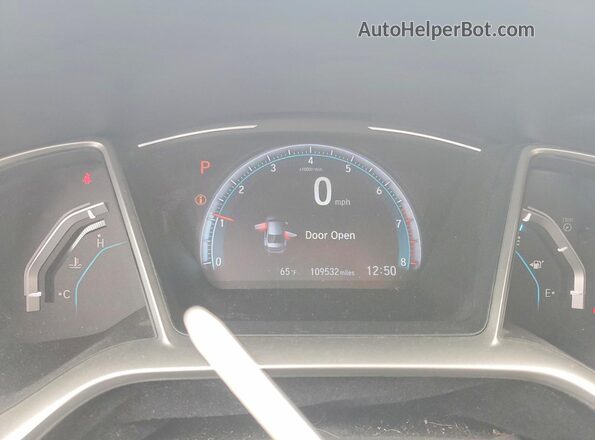 19XFC2F79HE044826 2017 HONDA CIVIC Silver Vista del cuadro de instrumentos