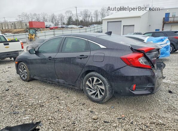 19XFC2F79HE051954 2017 HONDA CIVIC Черный Задняя левая четверть