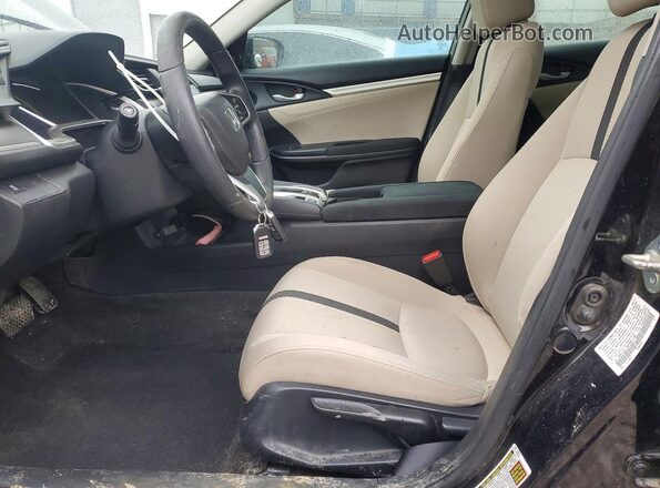 19XFC2F79HE051954 2017 HONDA CIVIC Черный Вид салона спереди