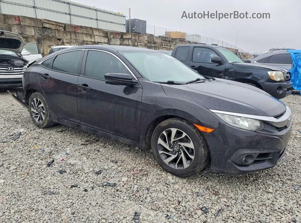 19XFC2F79HE051954 2017 HONDA CIVIC Черный Передняя правая четверть