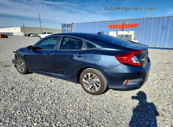 19XFC2F79HE071119 2017 HONDA CIVIC Blue Задня ліва чверть