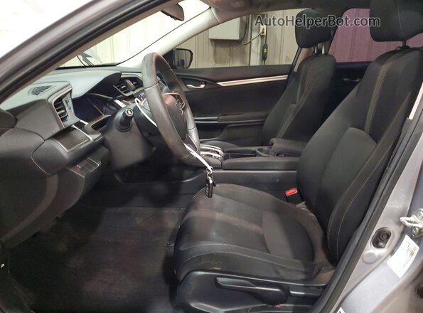 19XFC2F79HE205370 2017 HONDA CIVIC Silver წინა სალონის ხედი