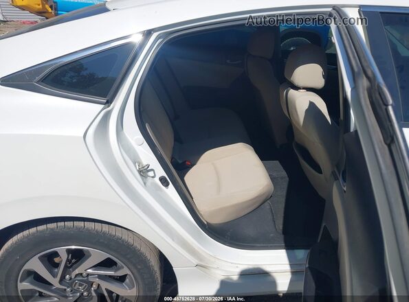 19XFC2F79JE203382 2018 HONDA CIVIC White VIN კოდის სტიკერის ხედი