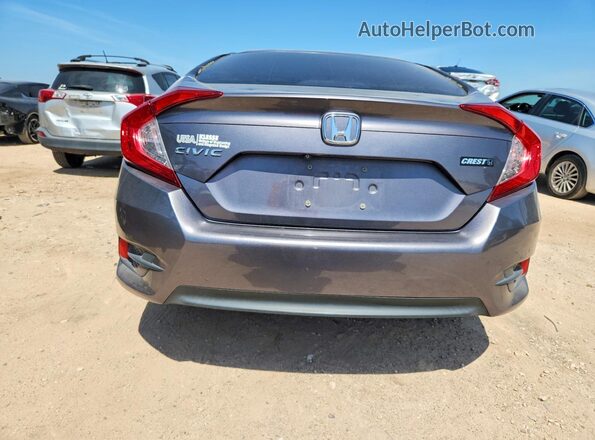 19XFC2F7XGE065683 2016 HONDA CIVIC Gray Вид ззаду