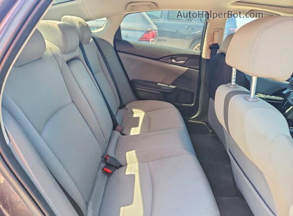 19XFC2F7XGE065683 2016 HONDA CIVIC Gray Вид задніх сидінь