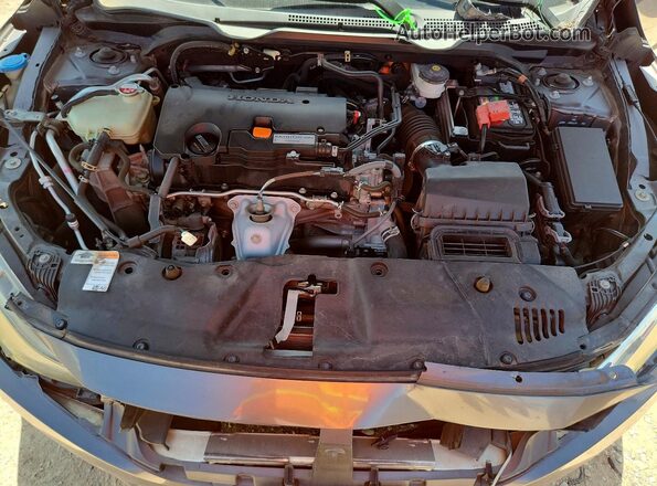 19XFC2F7XGE065683 2016 HONDA CIVIC Gray Вид задньої частини салону