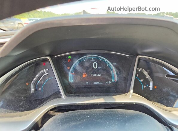19XFC2F7XGE074657 2016 HONDA CIVIC Gray Instrument cluster view