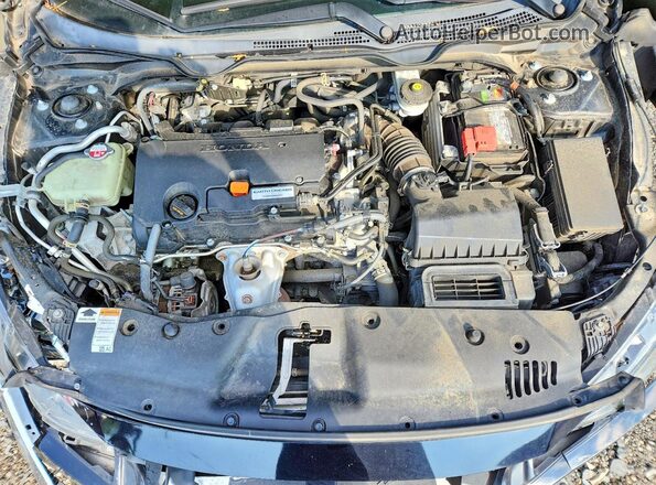 19XFC2F7XGE090504 2016 HONDA CIVIC Black Вид задньої частини салону