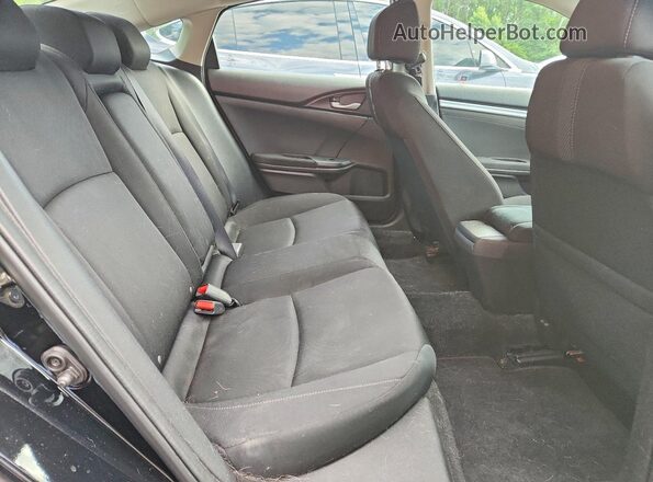 19XFC2F7XGE090504 2016 HONDA CIVIC Black Вид задніх сидінь