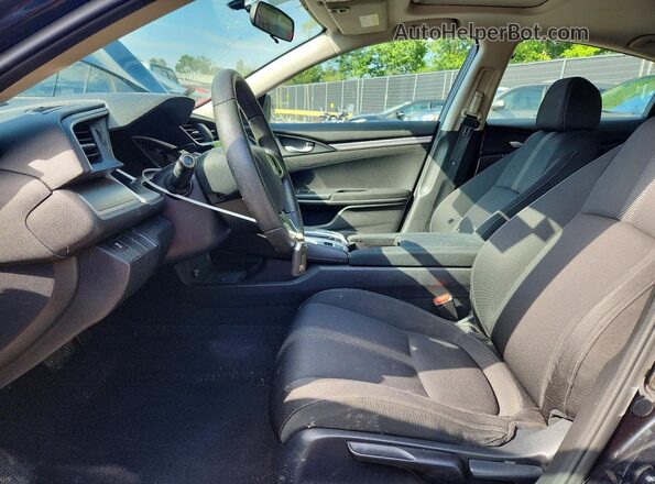 19XFC2F7XGE090504 2016 HONDA CIVIC Black Вид салону спереду
