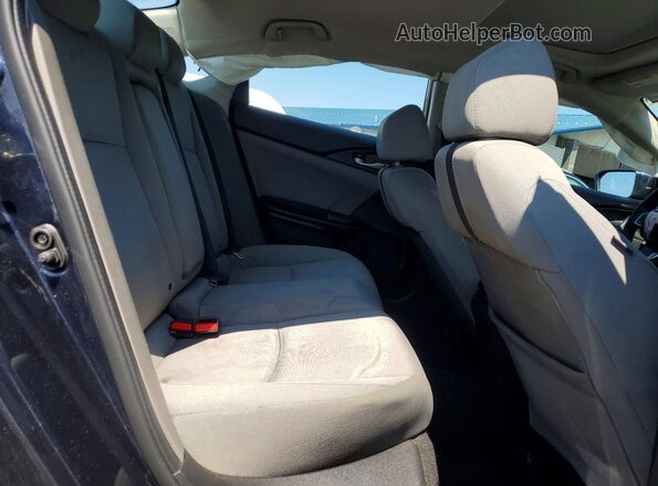 19XFC2F7XGE228705 2016 HONDA CIVIC Blue უკანა სავარძლების ხედი