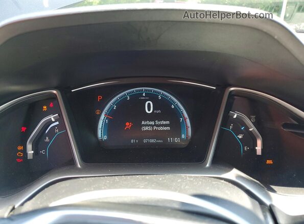 19XFC2F7XGE228705 2016 HONDA CIVIC Blue ხელსაწყოთა პანელის ხედი